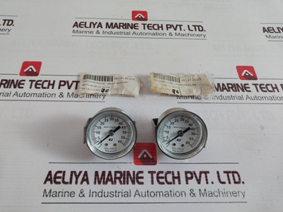Pressure Gauge Miljoco Metalwash - 0-60 Psi New