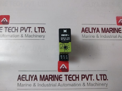 Time Delay Relay Tele 110V~ 50/60Hz 2Va Used Time Delay Relay Tele 110V~ 50/60Hz 2Va Used