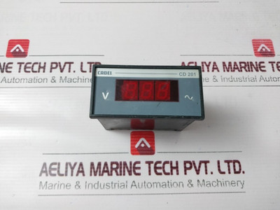 Voltmeter 1 Phase Cadel Cd 201 - Cadel Used Voltmeter 1 Phase Cadel Cd 201 - Cadel Used