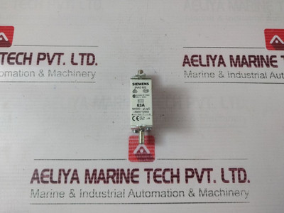 Fuse Link Siemens 3Na3 822 - 500V/120Ka - 63A New Fuse Link Siemens 3Na3 822 - 500V/120Ka - 63A New