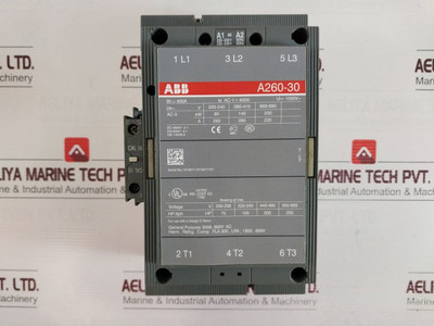 Abb A260-30 Contactor 400A 3-pole 600V Used Abb A260-30 Contactor 400A 3-pole 600V Used