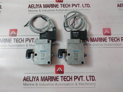 Valve Festo Mfh-3-1/4-s 24V Dc 50/60Hz Used Valve Festo Mfh-3-1/4-s 24V Dc 50/60Hz Used