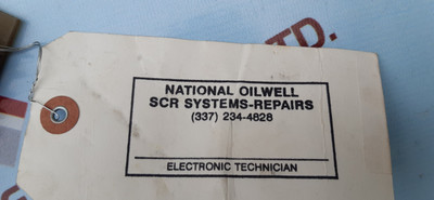 Power systems 016-00 supply, national oilwell, scr system-repair. Power systems 016-00 supply, national oilwell, scr system-repair.