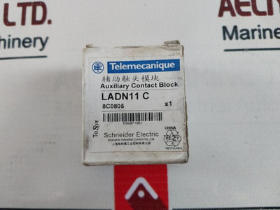 Auxiliary Contact Block Schneider Electric Telemecanique Ladn11 C New