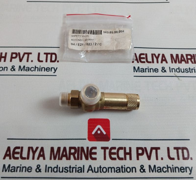 Safety Valve Nuova General Instruments D7/C Italy New Safety Valve Nuova General Instruments D7/C Italy New