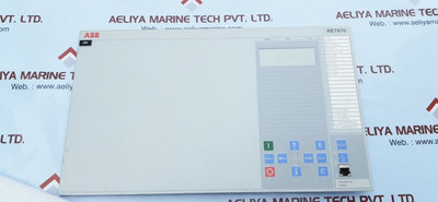 Abb Ret670 Transformer Protection Relay Display 1Mrk000008-ka Abb Ret670 Transformer Protection Relay Display 1Mrk000008-ka
