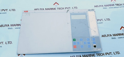 Abb Ret670 Display Only 1Mrk00008-kb Rev. R. Io Abb Ret670 Display Only 1Mrk00008-kb Rev. R. Io