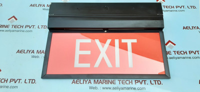 Emergency exit sign board - model tex108 - 230v 60hz - ta 40'c Emergency exit sign board - model tex108 - 230v 60hz - ta 40'c