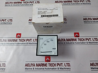 Cewe Instrument Cq96 Analog Panel Meter 4-20 Ma -425-0-1700Kw