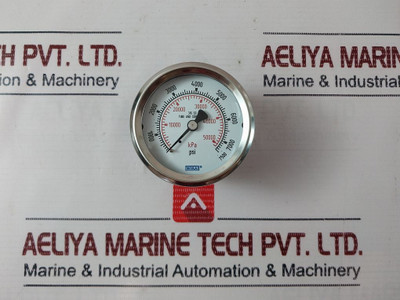 Wika 0-7500Psi/Kpa Pressure Gauge 232.53 2.5”