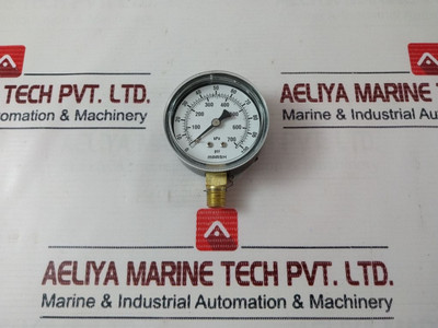 Marsh 0-100 Psi Instrument Pressure Gauge 0-700 Kpa Marsh 0-100 Psi Instrument Pressure Gauge 0-700 Kpa