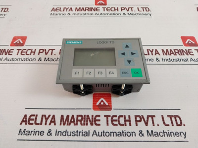 Text Display Siemens Logo! Td 1P 6Ed1 055-4Mh00-0Ba0 Used Text Display Siemens Logo! Td 1P 6Ed1 055-4Mh00-0Ba0 Used