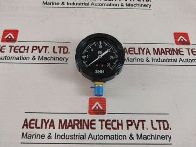 Pressure Gauge Span 02-1608-t 0-30 Psi New