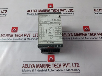 Power Transducer Rishabh P11-34E1 Z392 00E0 60 - Rish Ducer Used Power Transducer Rishabh P11-34E1 Z392 00E0 60 - Rish Ducer Used