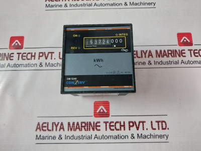 Energy Meter Conzerv Dm 5240 - True Rms Used Energy Meter Conzerv Dm 5240 - True Rms Used