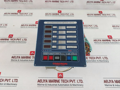 Omicron Je109020 Gas Alarm System Rev.: 1.02