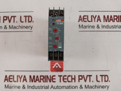 Abb Ct-mfe Multifunctional Electronic Time Relay A1/Y1 Control Contact 50/60 Hz Abb Ct-mfe Multifunctional Electronic Time Relay A1/Y1 Control Contact 50/60 Hz