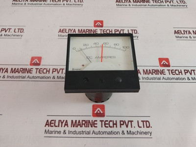 0-100 Dc Amperes Meter Crompton Tyco Electronics Used 0-100 Dc Amperes Meter Crompton Tyco Electronics Used
