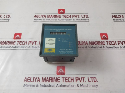 Hpl Socomec Ct-2M Electronic Kwh Meter - Indo-french Used Hpl Socomec Ct-2M Electronic Kwh Meter - Indo-french Used