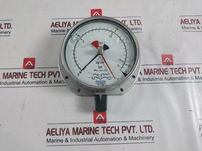Wika En 837-1 Pressure Gauge 0-16 Kg/Cm2 0-16 Bar