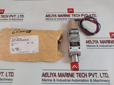 Itt 232P41C6 Adjustable Pressure Switch 50 To 275 Psig, 5A 28 Vdc