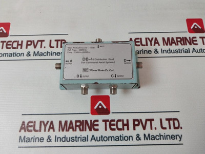 Marine Radio Db-4 Distribution Box 150Khz-850Mhz Marine Radio Db-4 Distribution Box 150Khz-850Mhz