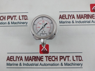 Pressure Gauge Nuova Fima En 837-1 New Pressure Gauge Nuova Fima En 837-1 New