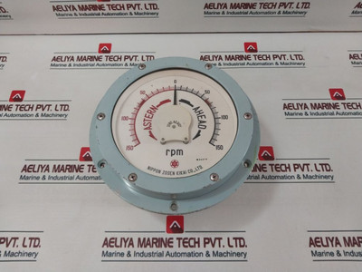 Electric Propeller Shaft Revolution Indicator Nippon Zosen Kikai Used
