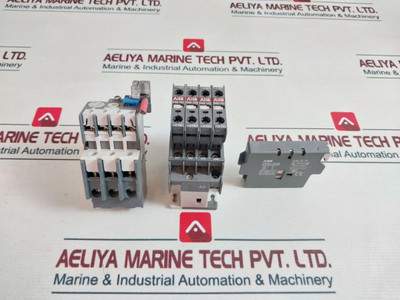 Relay, Contactor, Auxiliary Contact Block Set - ABB Used