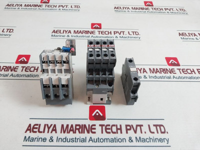 Abb Ca5-01 Contactor,Ta525 Du Relay With Cal5-11 Auxiliary Contact Block Set