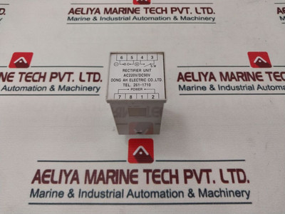 Rectifier Unit Dong Ah Ac220V/Dc90V Electric Co. Ltd. Used Rectifier Unit Dong Ah Ac220V/Dc90V Electric Co. Ltd. Used