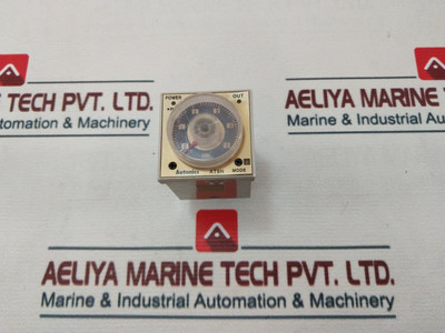 Timer Autonics At8N - Industrial Analog - 0-5 Sec Used Timer Autonics At8N - Industrial Analog - 0-5 Sec Used