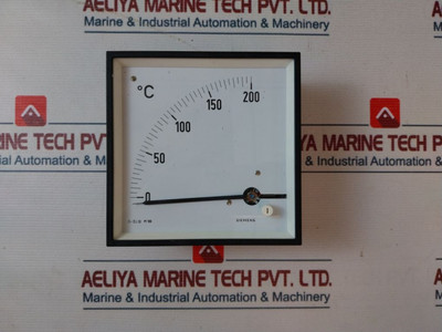 Siemens Thermometer 0-200°C - Reliable Temperature Measurement Used Siemens Thermometer 0-200°C - Reliable Temperature Measurement Used