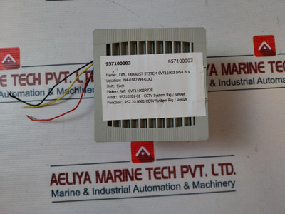 Tasco Cvt11003R72E Exhaust Fan System 