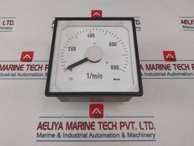 Panel Meter Noris Prq144 0-800 1/Min - Mak Used Panel Meter Noris Prq144 0-800 1/Min - Mak Used