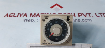 Lot Of 3X Omron H3Cr-a Solid-state Multi-functional Timer 100-240Vac 0-1.2 Min 50/60 Hz