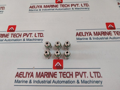 Lot Of 6X Macgregor 002553.20700 Male Stud Straight Coupling