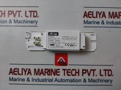 Ballast Afcap 801.18 - Fl18/20 - 230V~50Hz Used Ballast Afcap 801.18 - Fl18/20 - 230V~50Hz Used