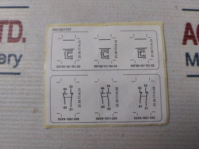 Auxiliary Circuit Switch Siemens 5St3010 - Gh 4500 New Auxiliary Circuit Switch Siemens 5St3010 - Gh 4500 New