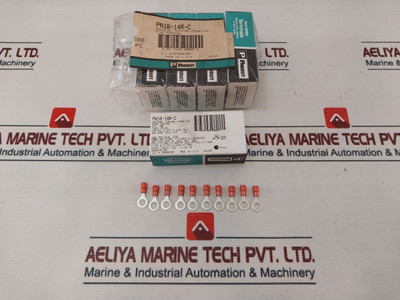 Lot Of 100X Panduit Pn18-14R-c Pressure Terminal Connector New Lot Of 100X Panduit Pn18-14R-c Pressure Terminal Connector New