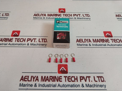 Lot Of 50X Panduit Pv18-56R-c Stud 5/16 Ring Terminal