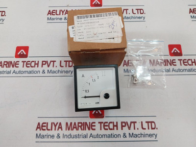 Abb Eq72 Analog Ammeter 2/1A Red Mark Swe0005800144