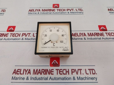 Thermometer Man B&W Fresh Cool Water Inlet