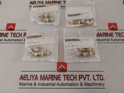 Lot Of 5X Rs 371-9044 Straight Adaptor 1/4"-4 Mm