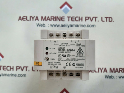 Omron S82K-05024 Power Supply Dc24V 2.1A 50/60Hz Omron S82K-05024 Power Supply Dc24V 2.1A 50/60Hz
