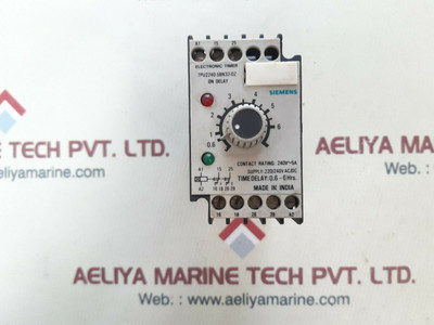 Siemens 7pu2240-5bn32-0z timer, electronic, on delay, 240v~5a Siemens 7pu2240-5bn32-0z timer, electronic, on delay, 240v~5a