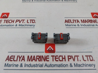 Lot Of 2X ABB MCB-01 Contact Block 690V 10A