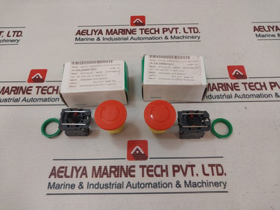 Schneider Electric Xb5As8444 Emergency Stop Switch Red 40Mm Ith 10A