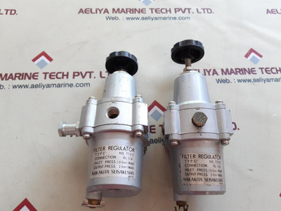 Nakakita 770c filter regulator, connection RC 1/4, max 10bar. Nakakita 770c filter regulator, connection RC 1/4, max 10bar.
