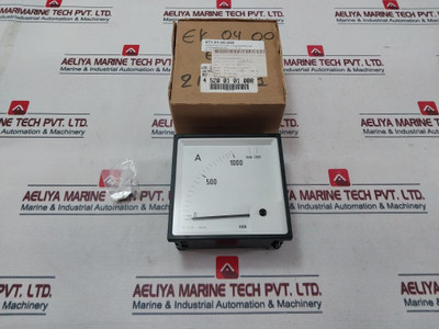 Abb 1000/1A Gts0104 Analogue Ammeter 0 To 1000/2000 A